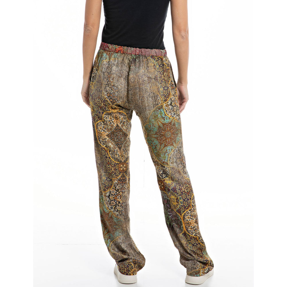 Replay Women's Mix All Over Printed Viscose Pant | GCC | Pant | Women | Women All Clothing | Women All Clothing Trousers | Women Pant | Womens | Womens Fashion Replay Women's Mix All Over Printed Viscose Pant | GCC | Pant | Women | Women All Clothing | Women All Clothing Trousers | Women Pant | Womens | Womens Fashion