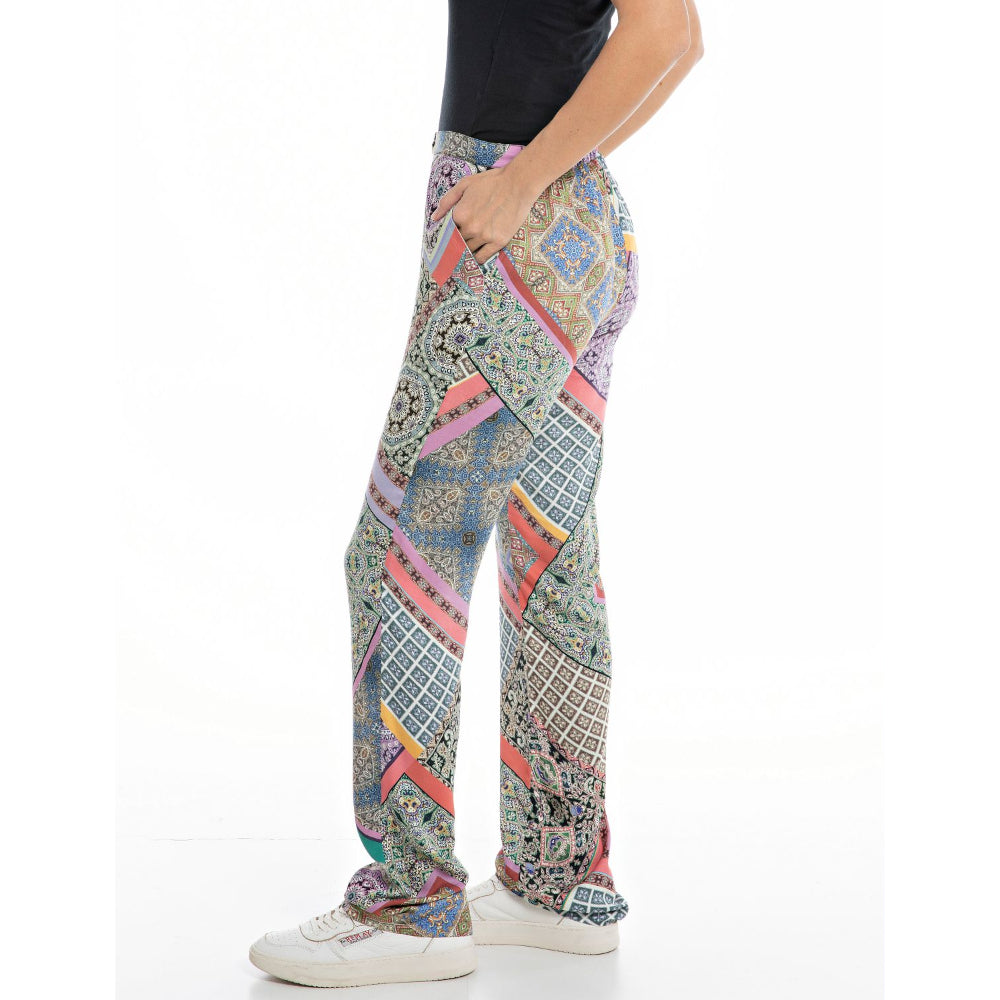 Replay Women's All Over Printed Viscose Satin Pant | Clothing | GCC | Women | Women All Clothing | Women All Clothing Trousers | Womens | Womens Fashion Replay Women's All Over Printed Viscose Satin Pant | Clothing | GCC | Women | Women All Clothing | Women All Clothing Trousers | Womens | Womens Fashion