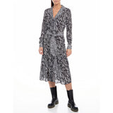 Midi Dress Mix All-over Printed Poly Maro