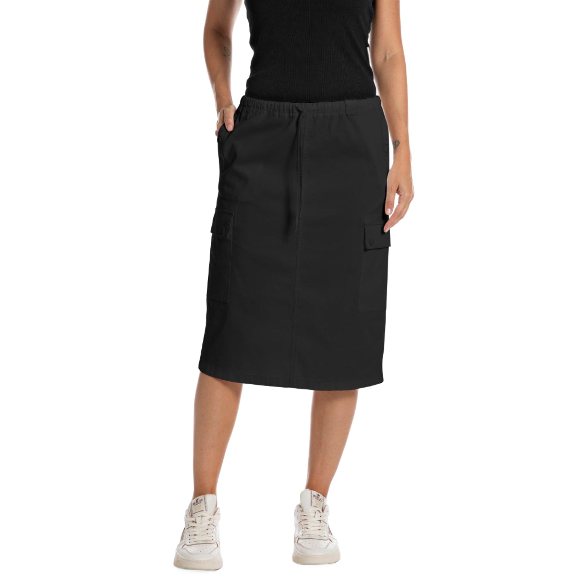 Replay Women's Black Comfort Cotton Dobby Skirt | Clothing | GCC | Women | Women All Clothing | Women All Clothing Skirts | Womens | Womens Fashion Replay Women's Black Comfort Cotton Dobby Skirt | Clothing | GCC | Women | Women All Clothing | Women All Clothing Skirts | Womens | Womens Fashion