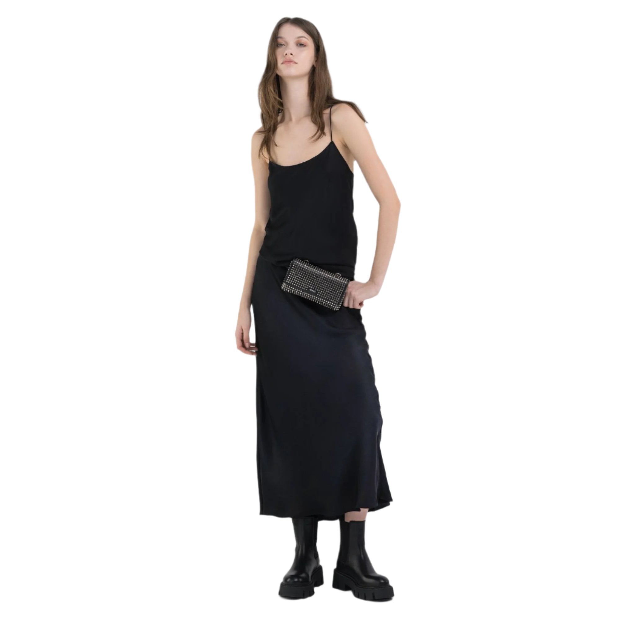 Replay Women's Long Viscose Satin Skirt | Clothing | GCC | Winter 2024 | Women | Women All Clothing | Women All Clothing Skirts | Womens | Womens Fashion Replay Women's Long Viscose Satin Skirt | Clothing | GCC | Winter 2024 | Women | Women All Clothing | Women All Clothing Skirts | Womens | Womens Fashion