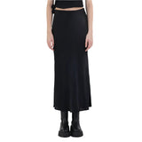 Replay Women's Long Viscose Satin Skirt