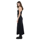 Replay Women's Long Viscose Satin Skirt