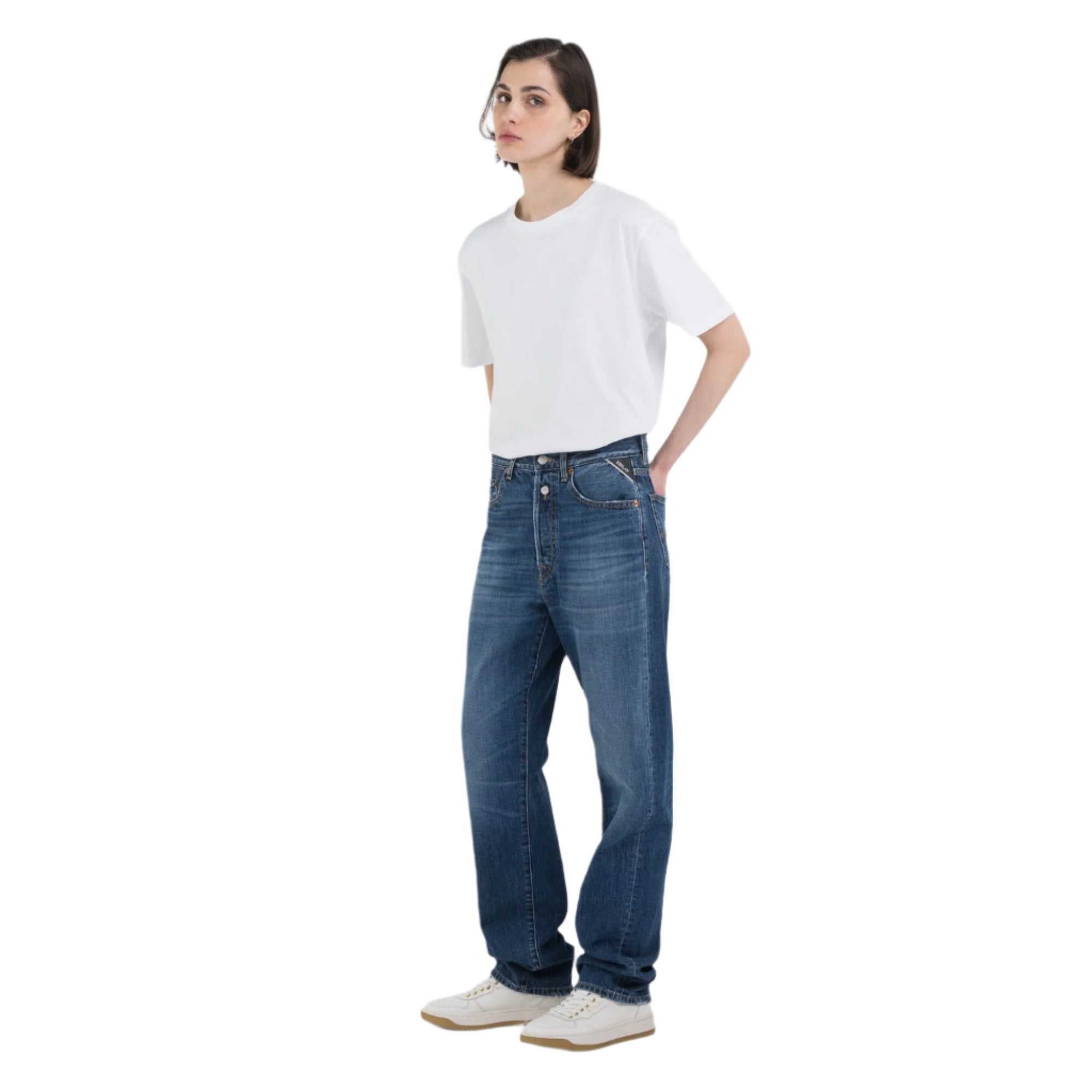 Replay Women's Straight-Fit Jeans | Clothing | GCC | Winter 2024 | Women | Women All Clothing | Women All Clothing Denim | Womens | Womens Fashion Replay Women's Straight-Fit Jeans | Clothing | GCC | Winter 2024 | Women | Women All Clothing | Women All Clothing Denim | Womens | Womens Fashion