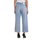 Replay Women's Wide Leg Fit Heveleen Jean