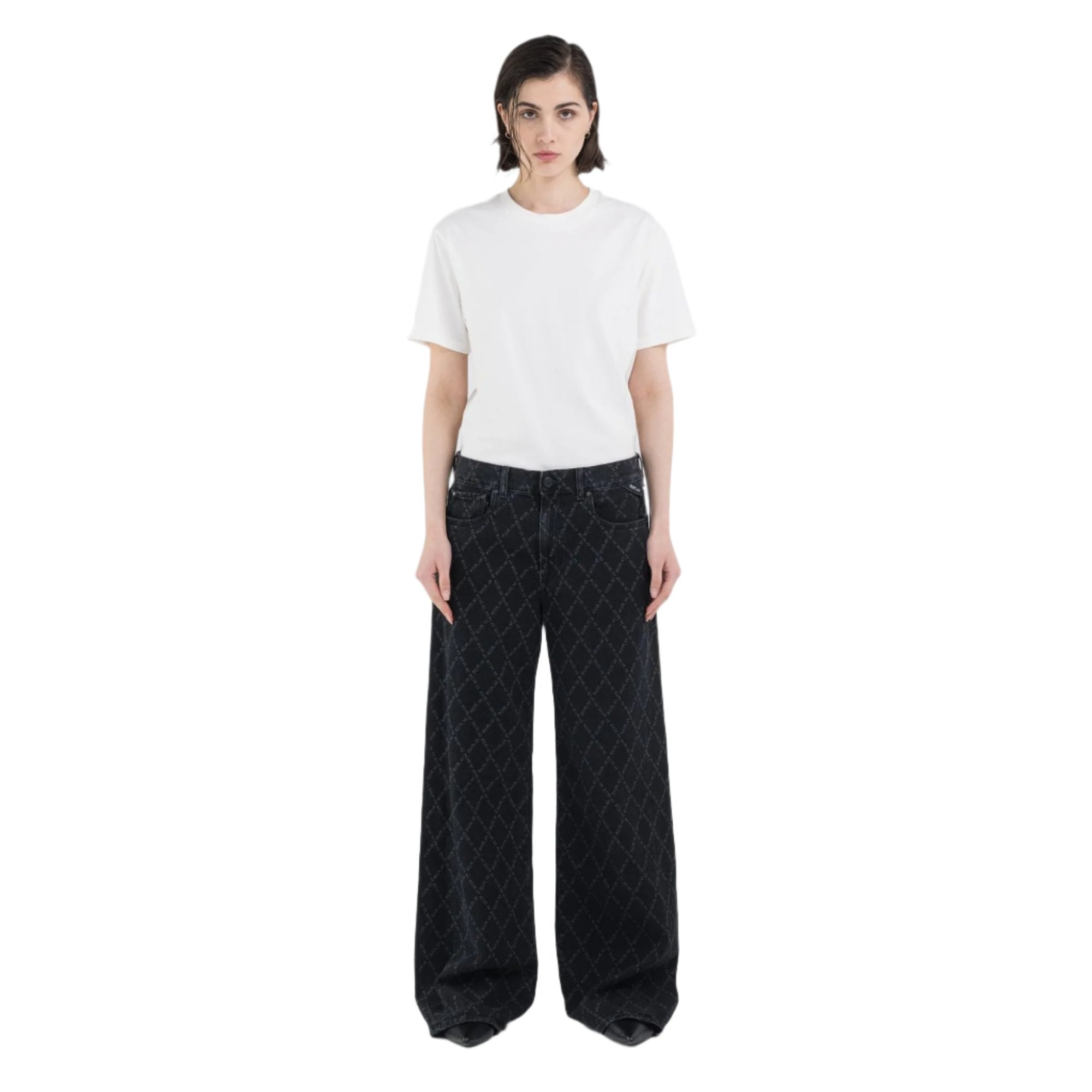 Replay Women's Amelye Wide-Leg Jeans | Clothing | GCC | Winter 2024 | Women | Women All Clothing | Women's Pant | Womens | Womens Fashion Replay Women's Amelye Wide-Leg Jeans | Clothing | GCC | Winter 2024 | Women | Women All Clothing | Women's Pant | Womens | Womens Fashion