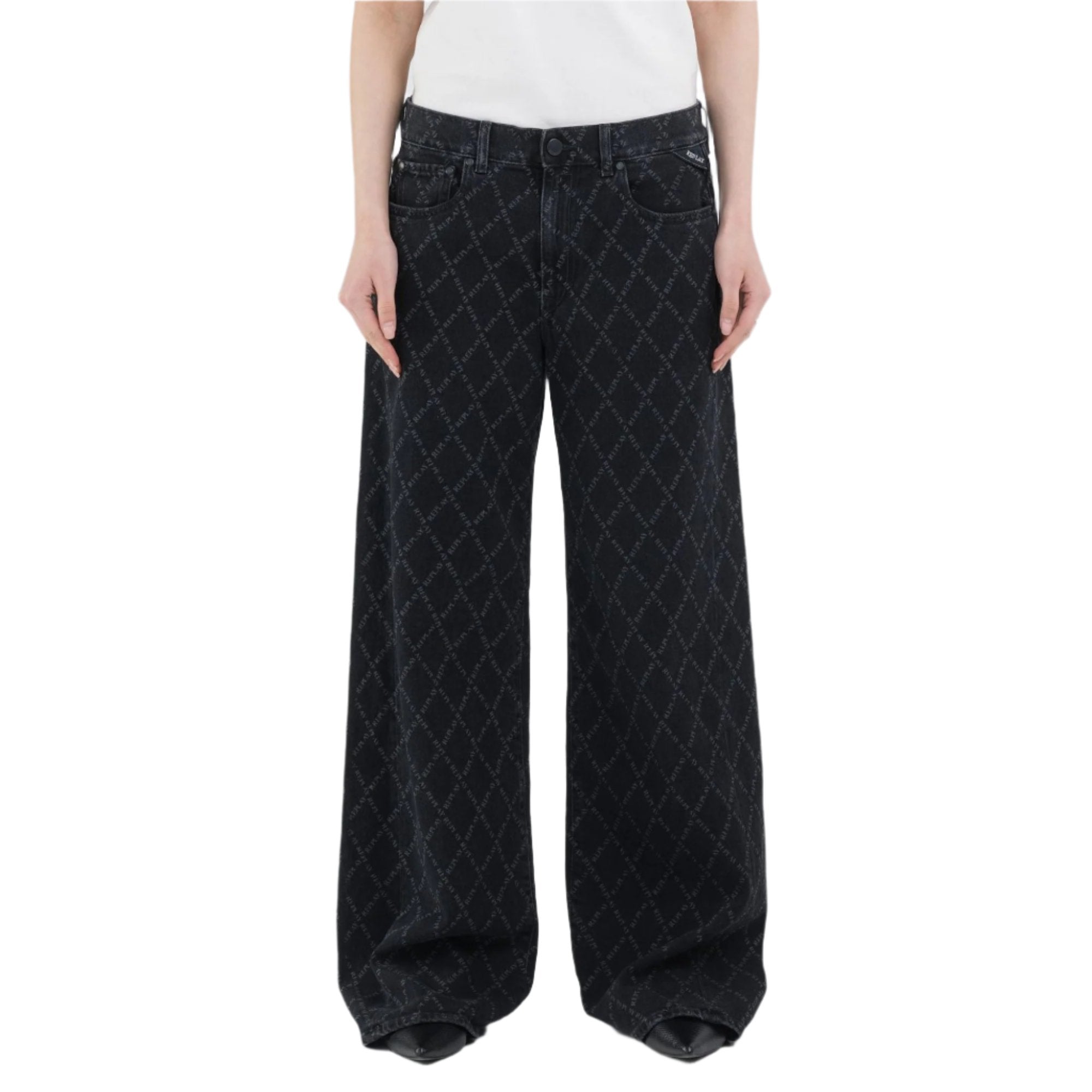 Replay Women's Amelye Wide-Leg Jeans | Clothing | GCC | Winter 2024 | Women | Women All Clothing | Women's Pant | Womens | Womens Fashion Replay Women's Amelye Wide-Leg Jeans | Clothing | GCC | Winter 2024 | Women | Women All Clothing | Women's Pant | Womens | Womens Fashion