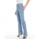 Replay Women's Hight Waist Slim Flare Medium Blue Jeans