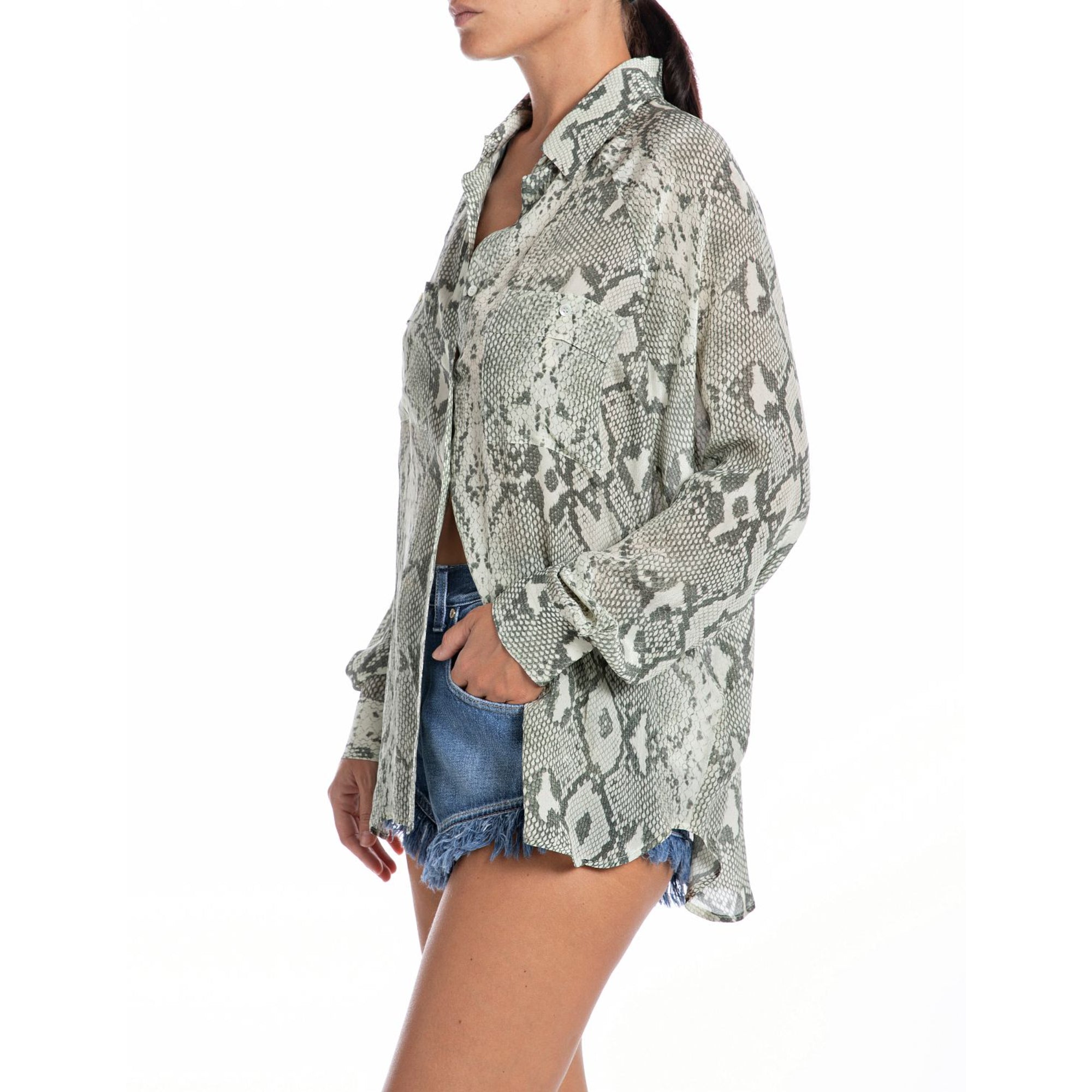 Replay Women's Atelier Replay viscose shirt with all-over print | Clothing | GCC | Women | Women All Clothing | Women All Clothing Shirts & Blouses | Womens | Womens Fashion Replay Women's Atelier Replay viscose shirt with all-over print | Clothing | GCC | Women | Women All Clothing | Women All Clothing Shirts & Blouses | Womens | Womens Fashion