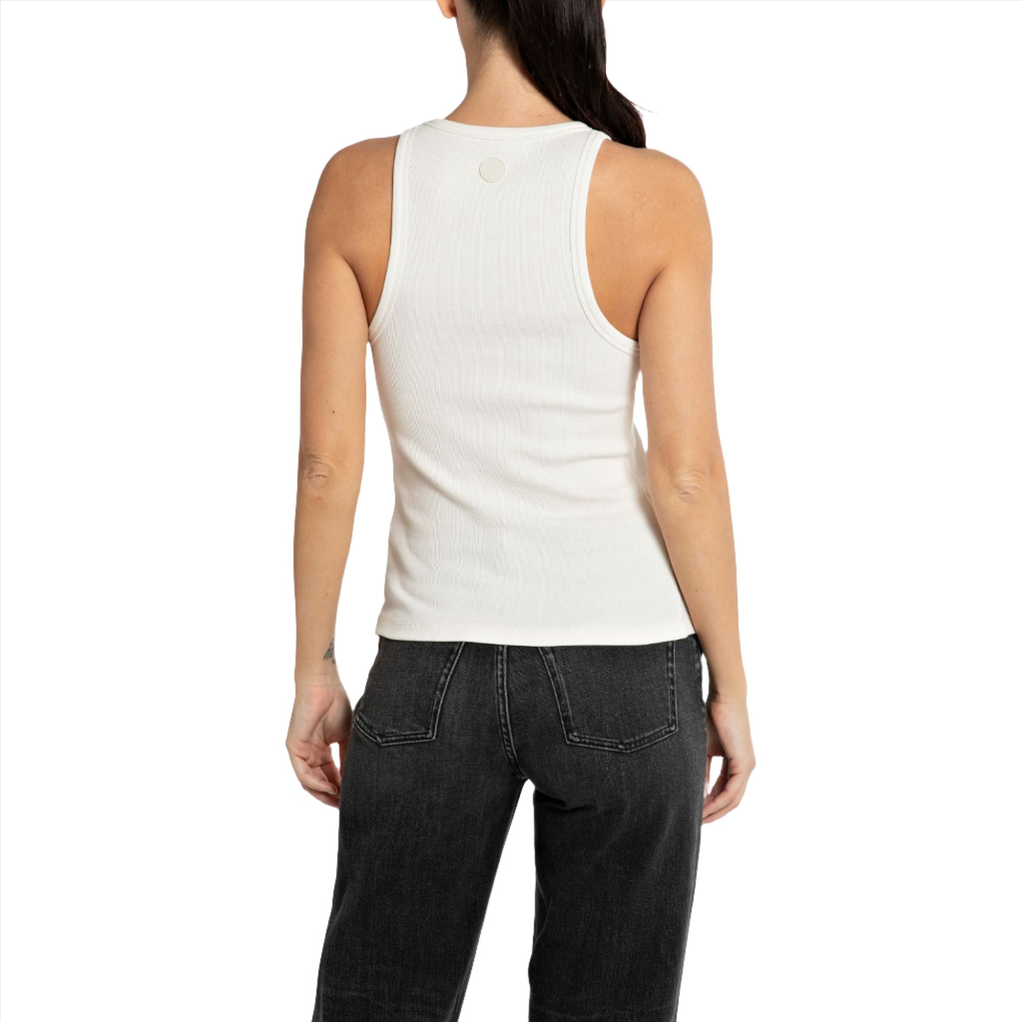 Replay Women's Cotton Rib Top | Clothing | GCC | Women | Women All Clothing | Women All Clothing Tops | Women Top | Womens | Womens Fashion Replay Women's Cotton Rib Top | Clothing | GCC | Women | Women All Clothing | Women All Clothing Tops | Women Top | Womens | Womens Fashion