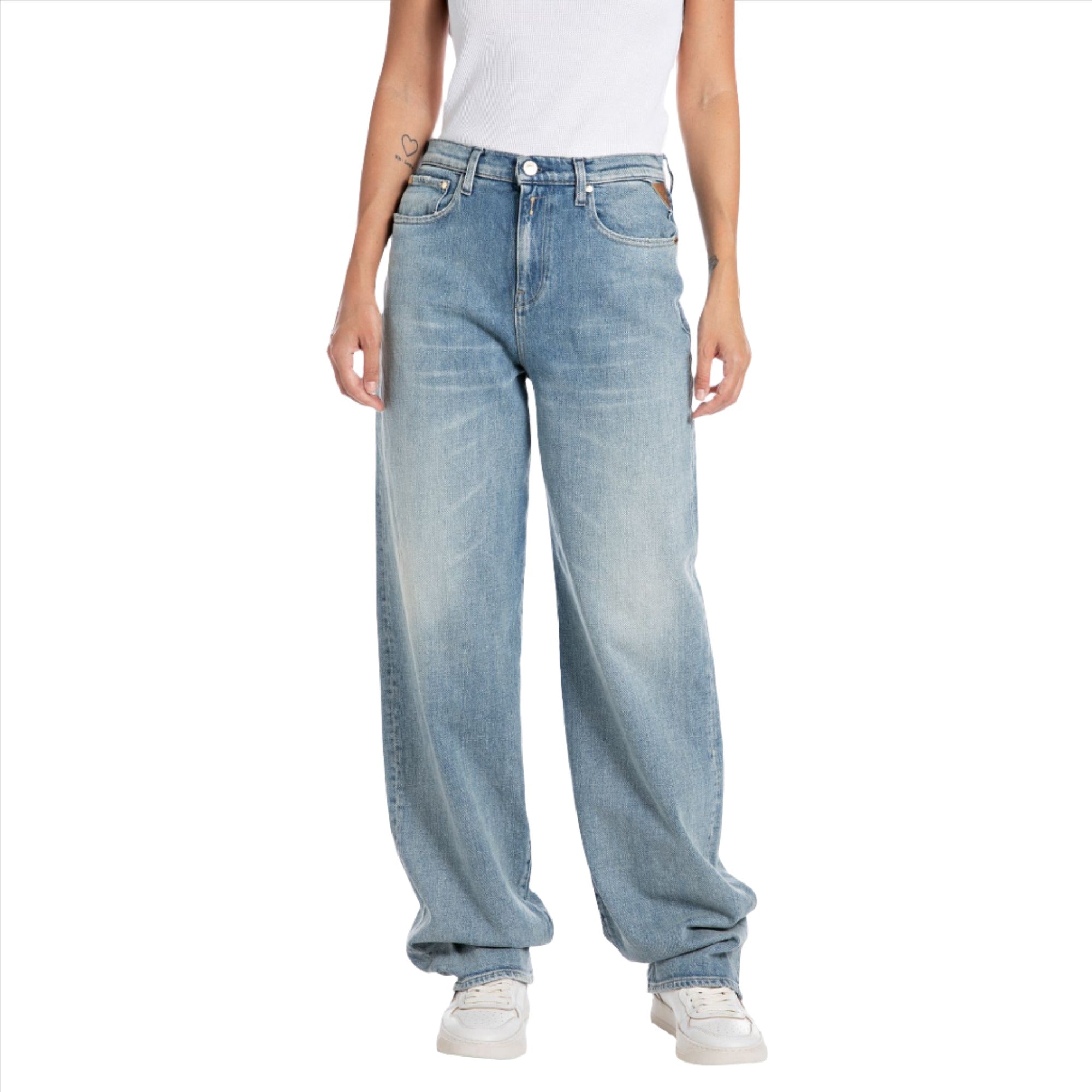 Replay Women's Atelier Replay Carrot fit jeans – Blue Salon