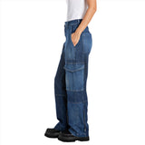 Replay Women's Over Size Dark Indigo Jean