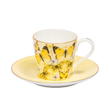 Stechol  Fine Bone China 12PCS  Coffee Cup & Saucer Set