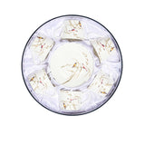 Stechol Fine Bone China 12pcs  V Shape Tea Cup & Saucer Set