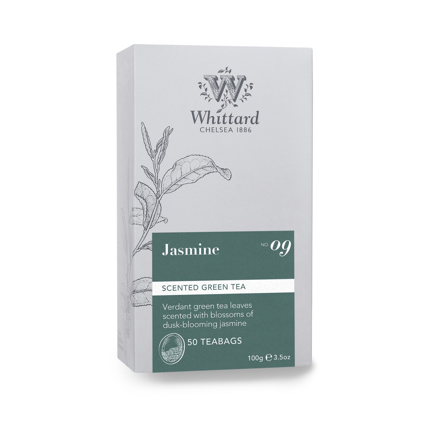 Whittard - Jasmine 50 Traditional Teabags | Coffee & Tea | Gourmet | Tea Whittard - Jasmine 50 Traditional Teabags | Coffee & Tea | Gourmet | Tea