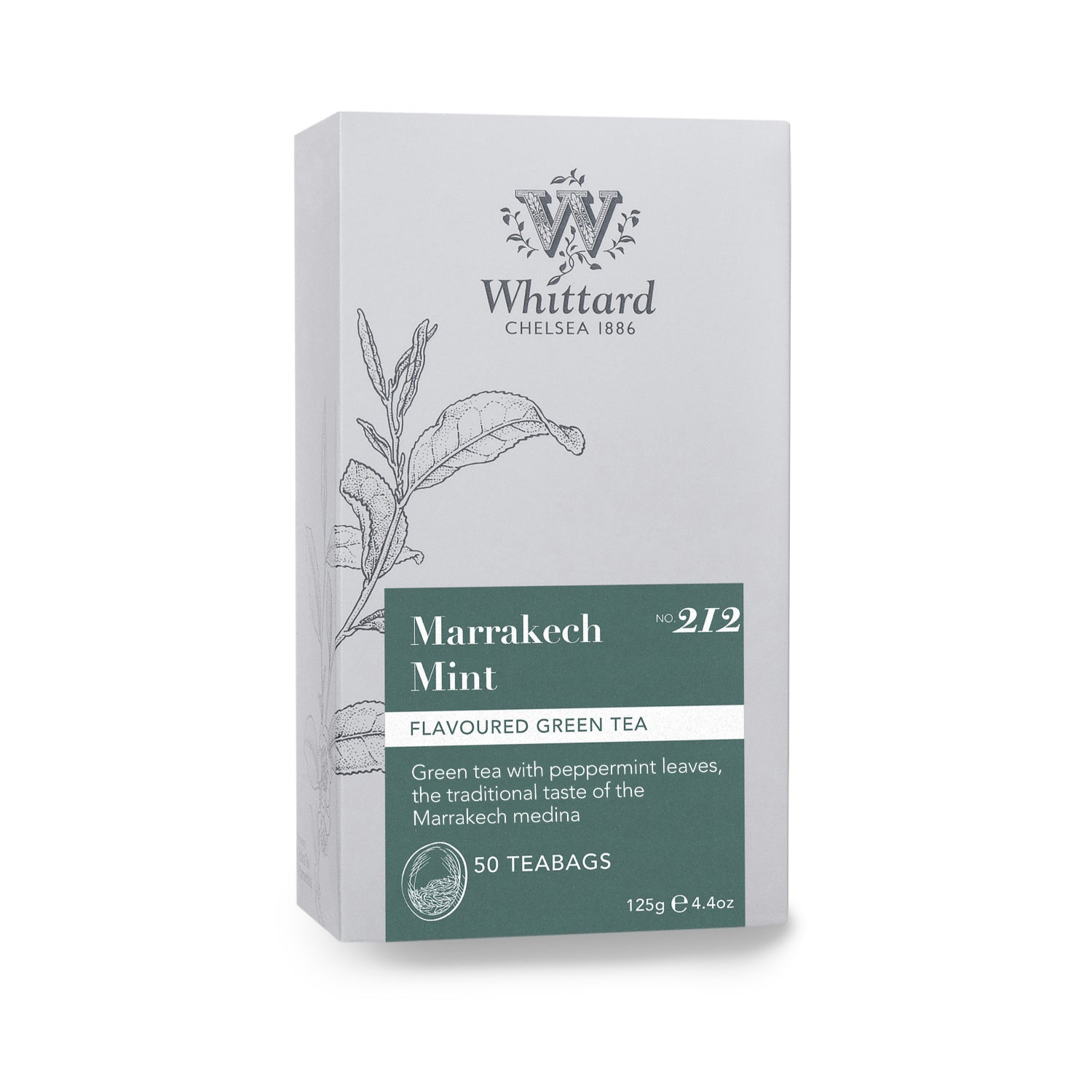 Whittard - Marrakech Mint 50 Traditional Teabags | Coffee & Tea | Gourmet | Tea Whittard - Marrakech Mint 50 Traditional Teabags | Coffee & Tea | Gourmet | Tea