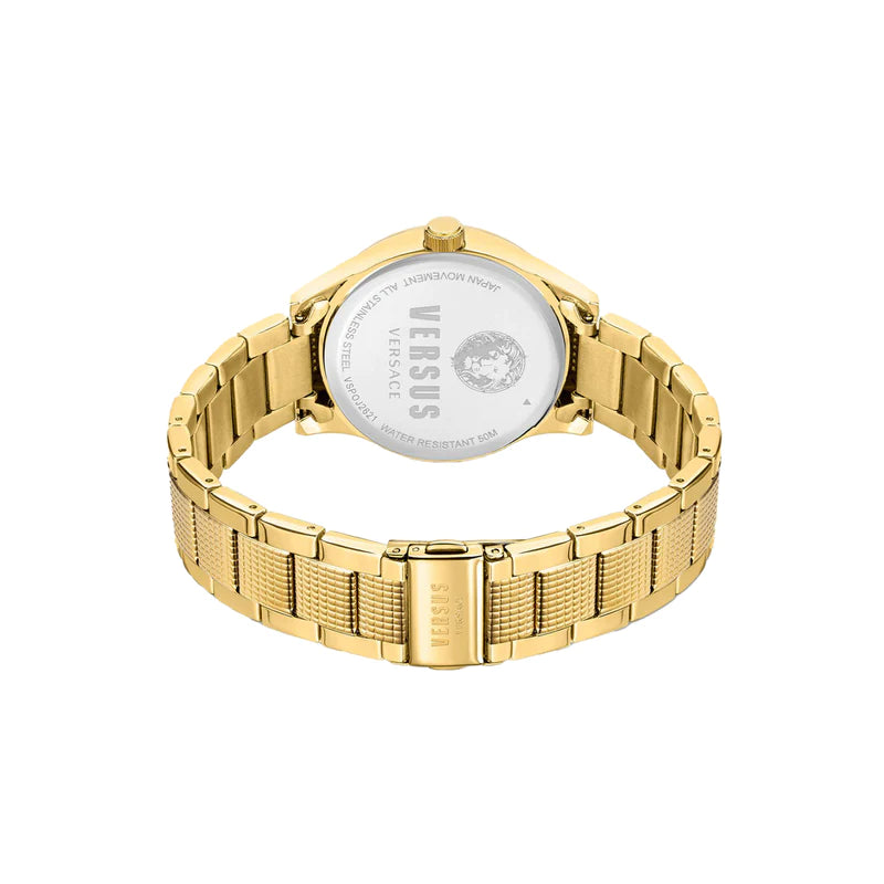 Nwt Versus Versace Bayside Bracelet Rose Gold Watch Versus Versace Rose Gold Black Dial Women main image 4