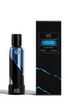 M.INT Winged Heart Eau de Parfum 75ml bottle with black packaging and blue wave detailing, showcasing a modern and expressive fragrance design, Shop the Latest Online.