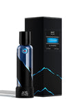 M.INT Winged Heart Eau de Parfum 75ml bottle with black packaging and blue wave detailing, showcasing a modern and expressive fragrance design, Shop the Latest Online.