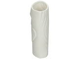 Kersten Vase Fine Earthenware White, Size: 13x8.5x25.5 Cm