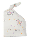 Kissy Kissy Kids New Born Girl's Multicolor Sleepsuit & Hat