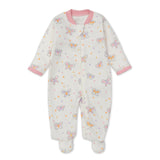 Kissy Kissy Kids New Born Girl's Multicolor Sleepsuit & Hat