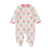 Kissy Kissy Kids New Born Girl's Multicolor Sleepsuit & Hat