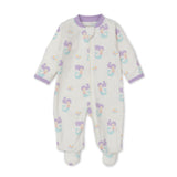 Kissy Kissy Kids New Born Girl's Multicolor Sleepsuit & Hat