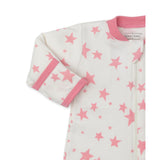 Kissy Kissy Kids New Born Girl's Pink Sleepsuit & Hat
