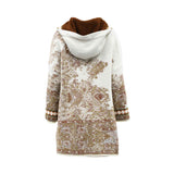 Beye Women's White & Brown Jacket