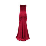 Zeena Zaki Women's Long Red Dress