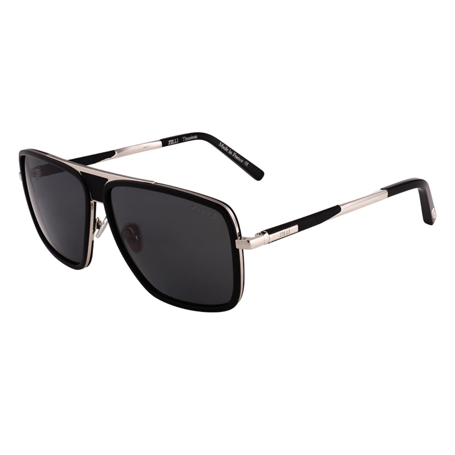 Zilli Men's Silver & Black Sunglasses Shiny | Accessories | All Accessories | Father's day | GCC | Men | Men Sunglasses | Mens | Mens Fashion | Mf Accessories | Sunglasses Zilli Men's Silver & Black Sunglasses Shiny | Accessories | All Accessories | Father's day | GCC | Men | Men Sunglasses | Mens | Mens Fashion | Mf Accessories | Sunglasses