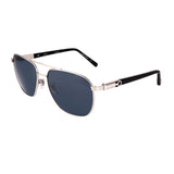 Zilli Men's Shiny Lenses Gradient Brown Sunglasses