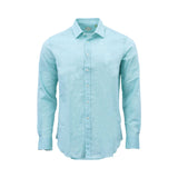 Pal Zileri Men's Turquoise Linen Shirt
