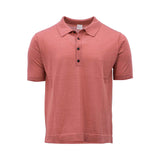 Pal Zileri Men's Orange Knitted Polo Shirt