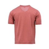 Pal Zileri Men's Orange Knitted Polo Shirt
