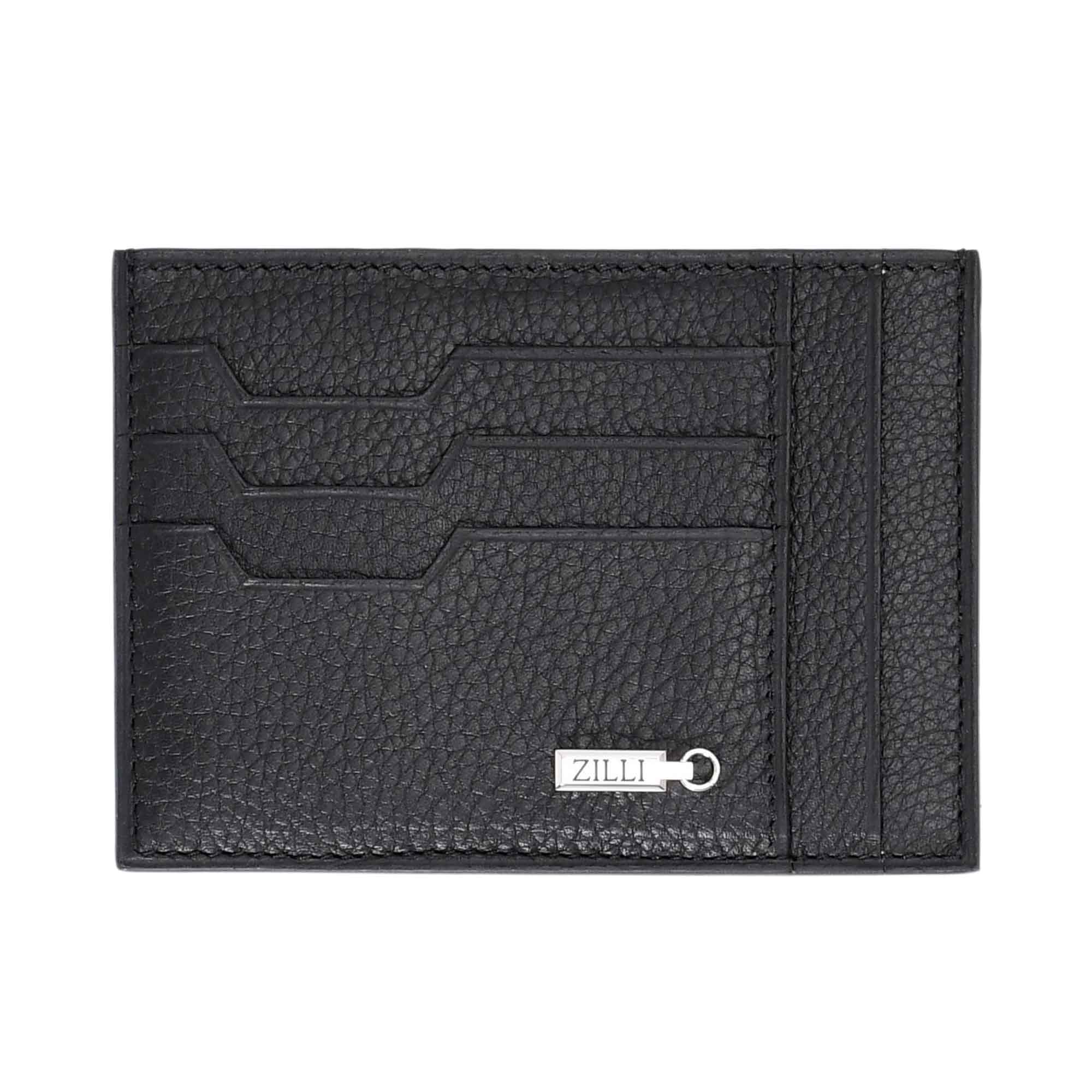 Zilli Men's Black Leather Card Holder | All Bags | GCC | Men | Men Wallet | Mens | Wallets & Card Holder Zilli Men's Black Leather Card Holder | All Bags | GCC | Men | Men Wallet | Mens | Wallets & Card Holder