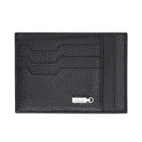 Zilli Men's Black Leather Card Holder
