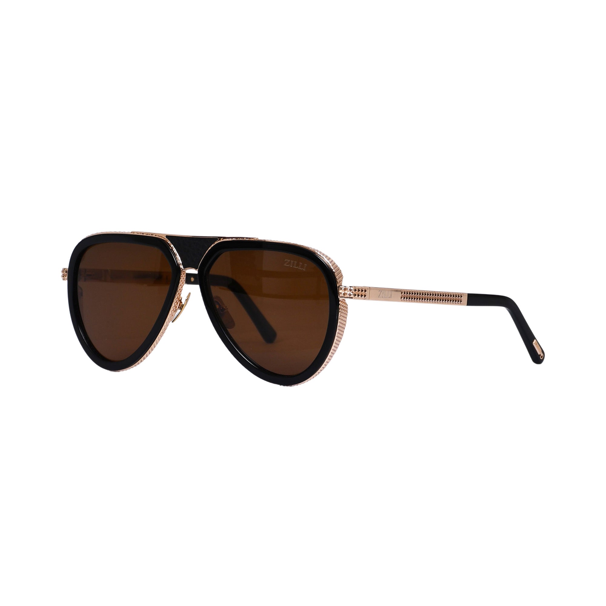 Zilli Men's Shiny Gold & Brown Sunglasses | departure-to-desk | Men | Men Sunglasses | Mens | Sunglasses Zilli Men's Shiny Gold & Brown Sunglasses | departure-to-desk | Men | Men Sunglasses | Mens | Sunglasses