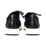 Zilli Men's Knit and Leather Sneaker