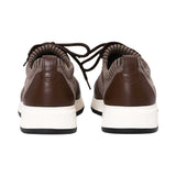 Zilli Men's Knit and Leather Sneaker