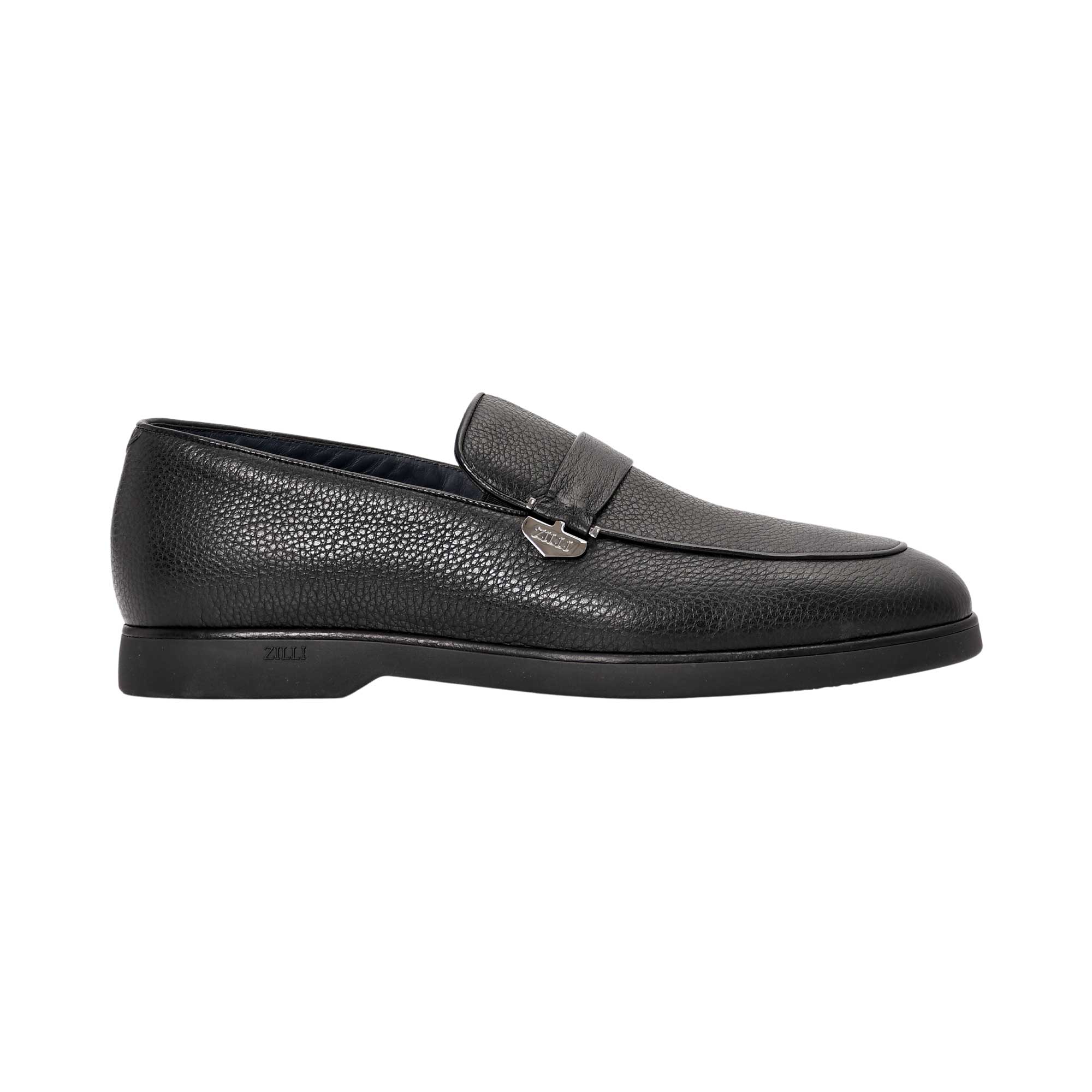Zilli Men's Black Leather Penny Loafer | All Shoes | GCC | Loafers | Men | Mens | Mens Fashion Zilli Men's Black Leather Penny Loafer | All Shoes | GCC | Loafers | Men | Mens | Mens Fashion