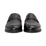Zilli Men's Black Leather Penny Loafer