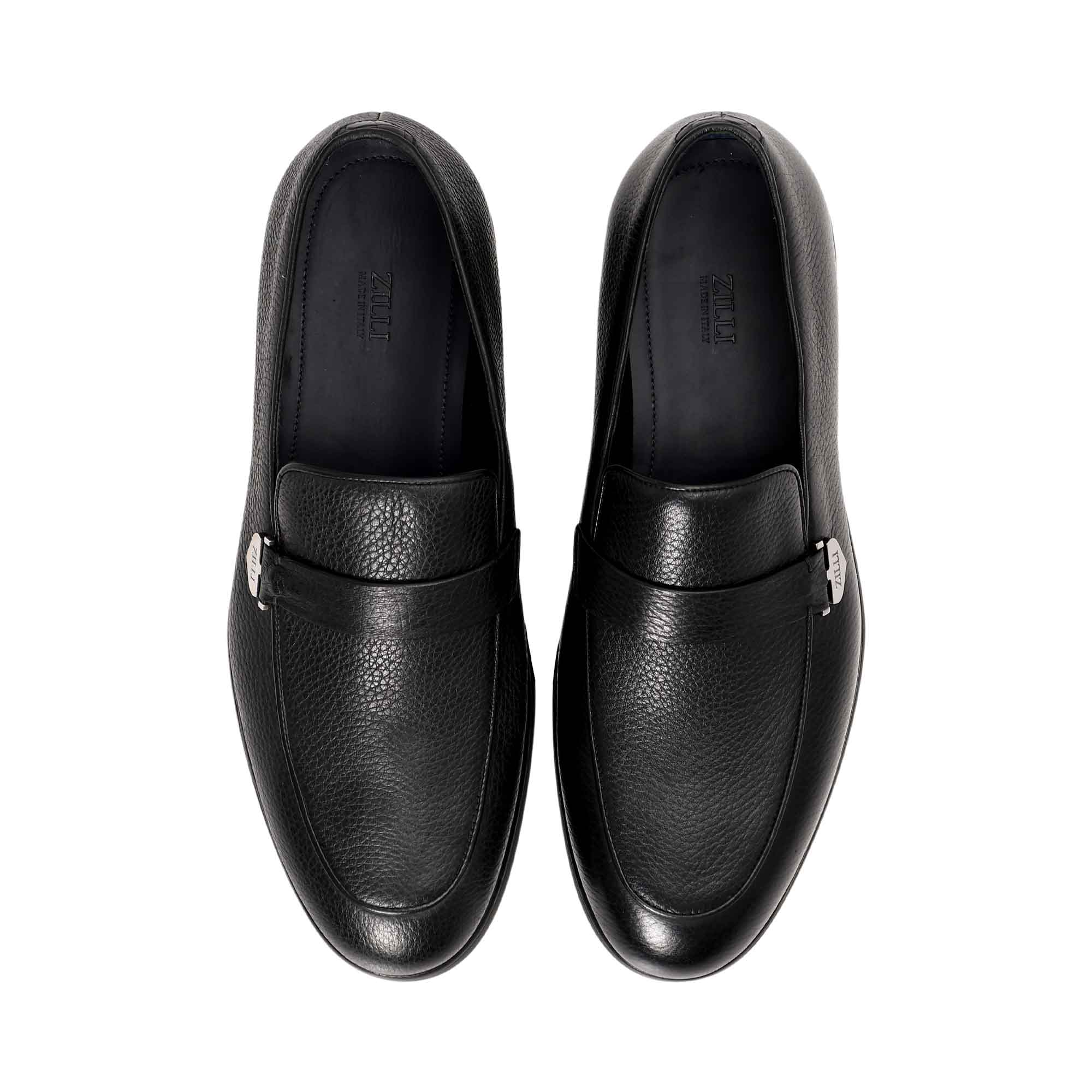 Zilli Men's Black Leather Penny Loafer | All Shoes | GCC | Loafers | Men | Mens | Mens Fashion Zilli Men's Black Leather Penny Loafer | All Shoes | GCC | Loafers | Men | Mens | Mens Fashion