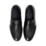 Zilli Men's Black Leather Penny Loafer