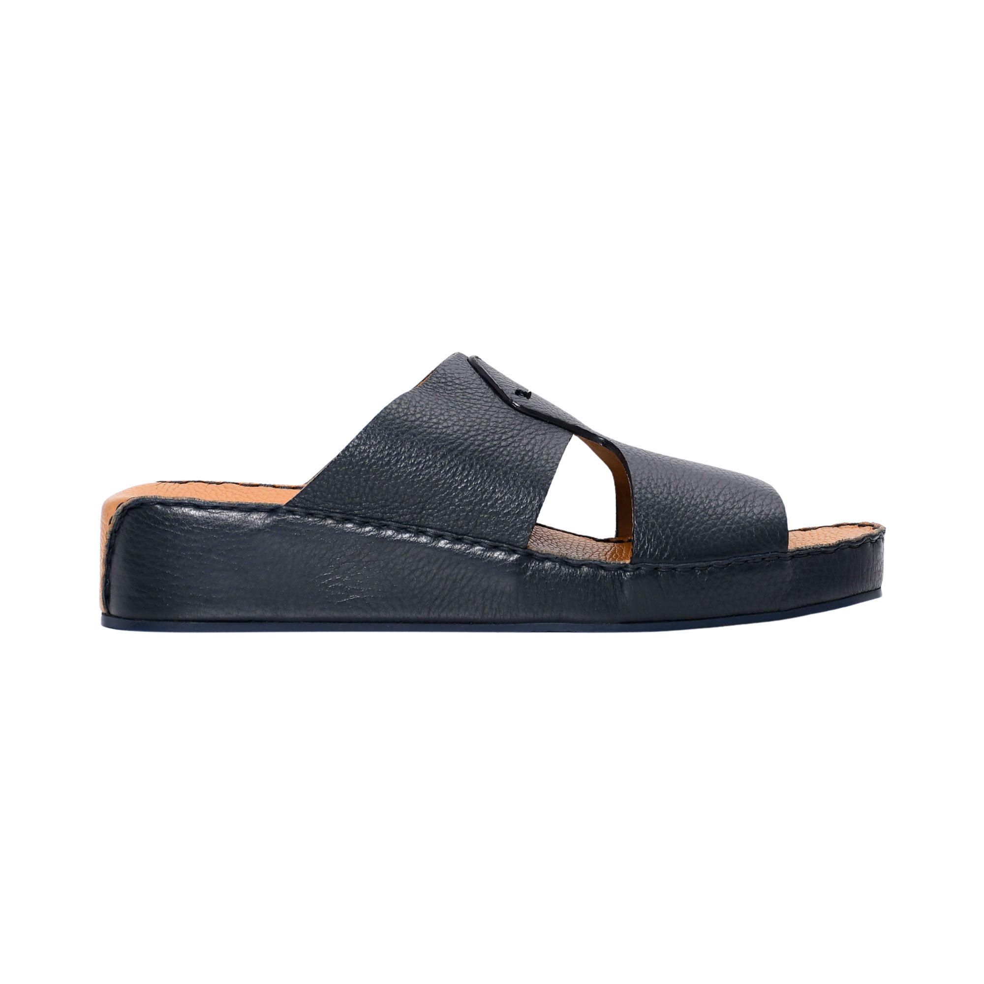 Zilli Men's Dark Navy Leather Sandal | All Shoes | GCC | Men | Mens | Mens Fashion | Traditional Footwear Zilli Men's Dark Navy Leather Sandal | All Shoes | GCC | Men | Mens | Mens Fashion | Traditional Footwear