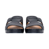 Zilli Men's Dark Navy Leather Sandal