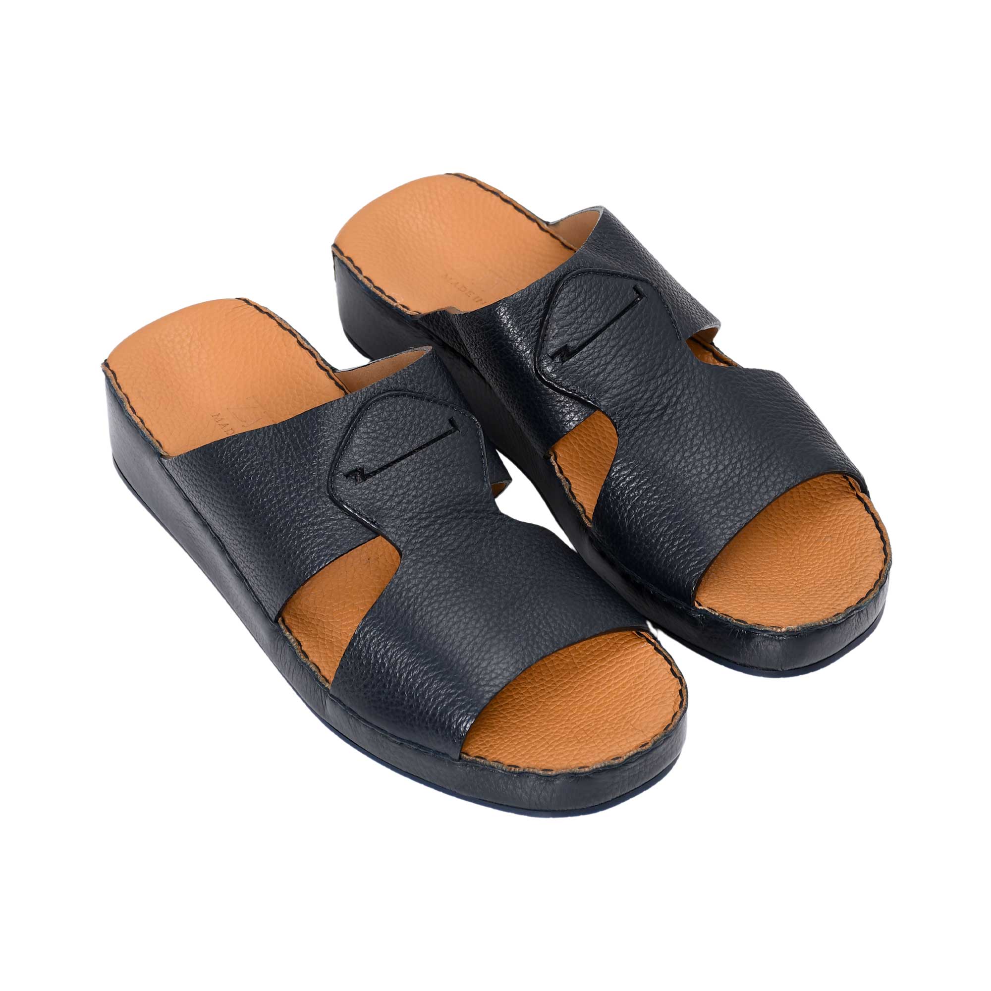 Zilli Men's Dark Navy Leather Sandal | All Shoes | GCC | Men | Mens | Mens Fashion | Traditional Footwear Zilli Men's Dark Navy Leather Sandal | All Shoes | GCC | Men | Mens | Mens Fashion | Traditional Footwear