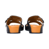 Zilli Men's Dark Navy Leather Sandal