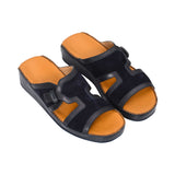 Zilli Men's Dark Navy Leather Sandal